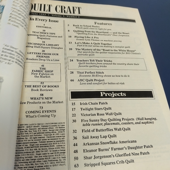 Vintage Quilt Craft Magazine June 1983 Quilting Quilt Patterns Butterfly Quilt - Picture 2 of 10